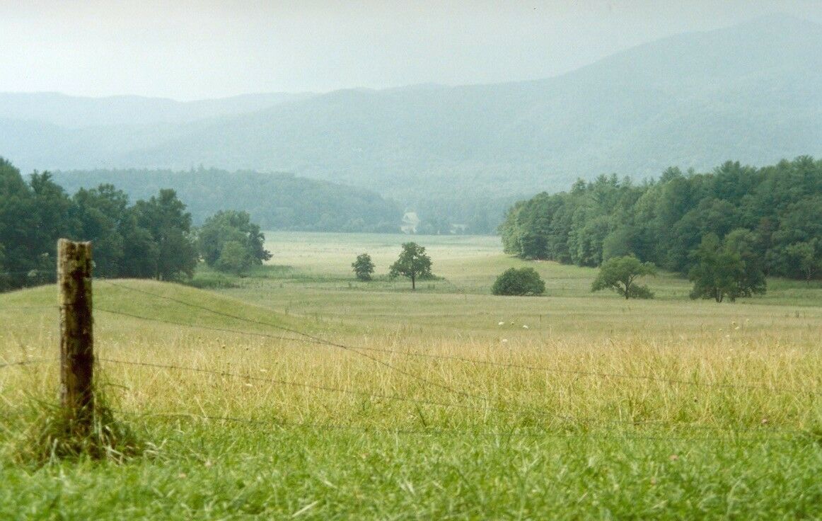 Cades Cove, Smoky Mountain
          National Park, photo by B.E. Fleury