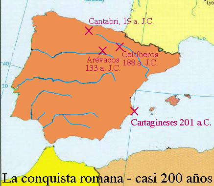 La conquista romana