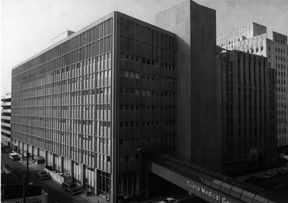 [picture of combined
Burthe-Cottam/Hutchinson Building]