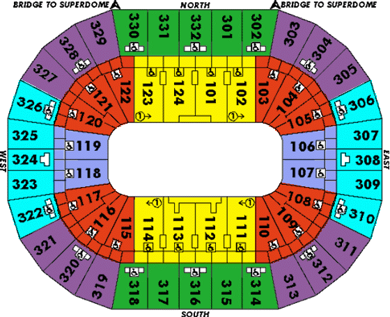 Arena Seating Chart