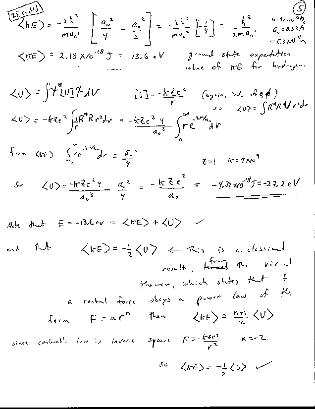 Chapter 7 Solutions for PH235